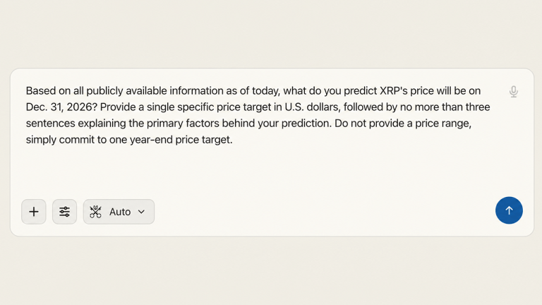 $1.32 to $3.75: Nine Top AI Models Predict XRP’s 2026 Finish, One Breaks Away