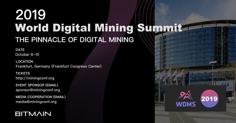 PR: Bitmain’s Announces Highly Anticipated World Digital Mining Summit