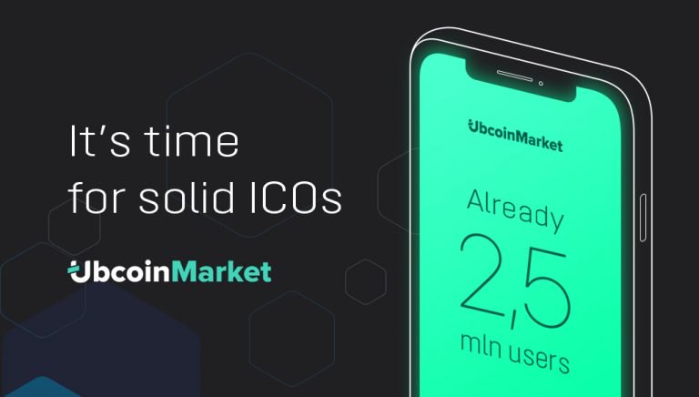 PR: Ubcoin Raises More Than $1 Million at Pre-Sale and Starts Main Token Sale Event