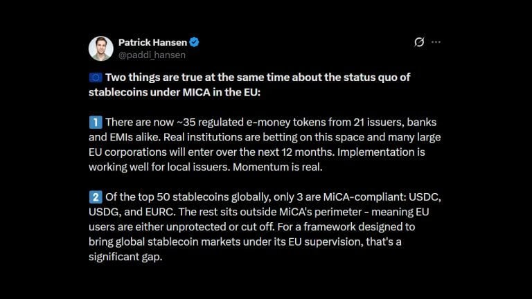 Circle Warns MiCA Rules Cut off EU Users From Top Stablecoins