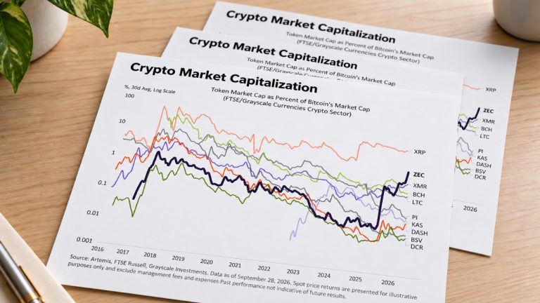Grayscale: XRP’s Near-6% Bitcoin Valuation Sets a Benchmark for Zcash
